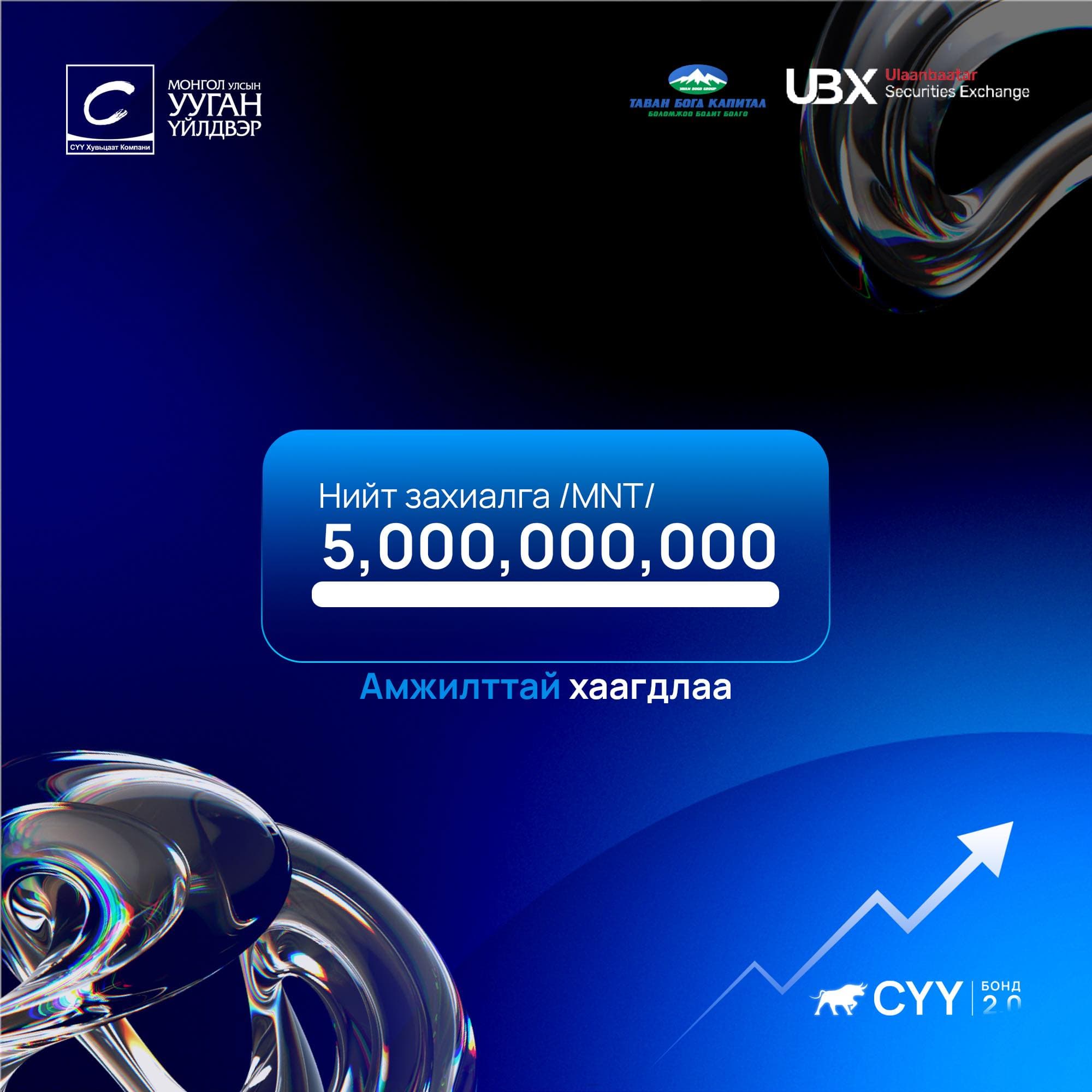 “СҮҮ БОНД 2.0” анхдагч зах зээлийн арилжаа амжилттай хаагдлаа